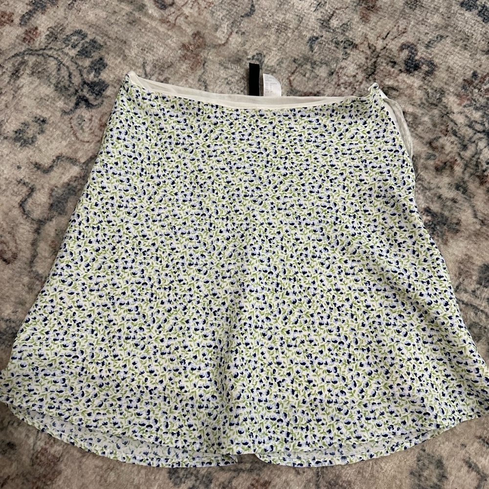 Floral Mini Skirt